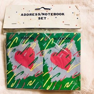 Retro matching Address Book and Notebook